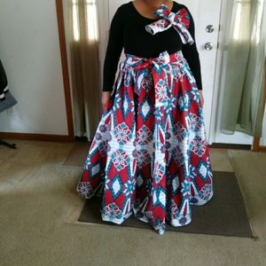 The American Boho Maxi Skirt - Plus Size available